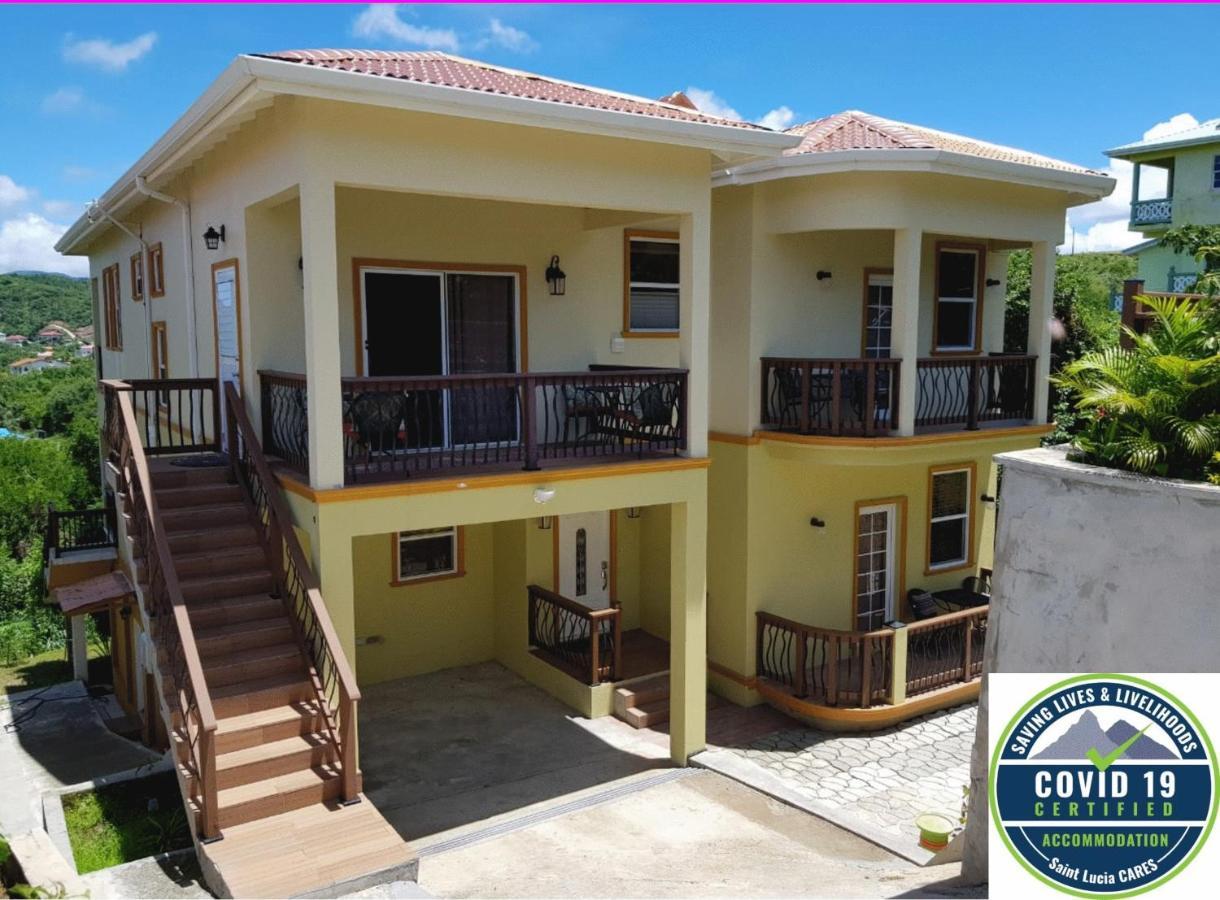 Keep Cool Guesthouse Gros Islet Eksteriør billede